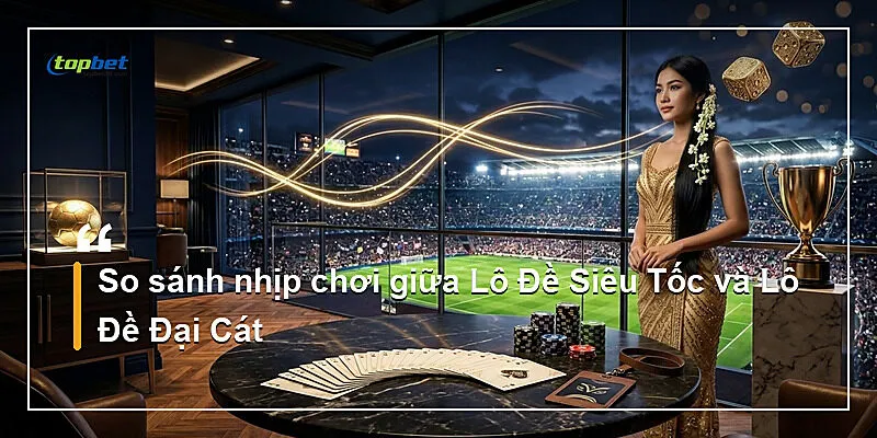 Lô Đề Siêu Tốc Topbet – Quay Thưởng Mỗi 45 Giây 1 So sánh nhịp chơi giữa Lô Đề Siêu Tốc và Lô Đề Đại Cát
