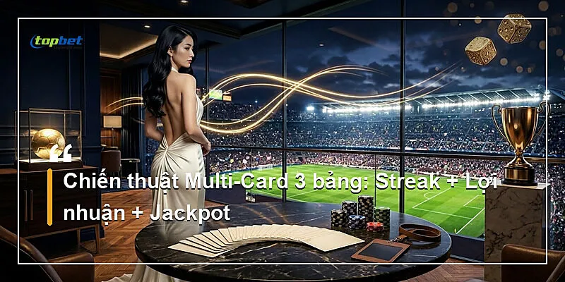 Keno TP Topbet – Multi-Card Và Streak Bonus 3 Chiến thuật Multi-Card 3 bảng: Streak + Lợi nhuận + Jackpot