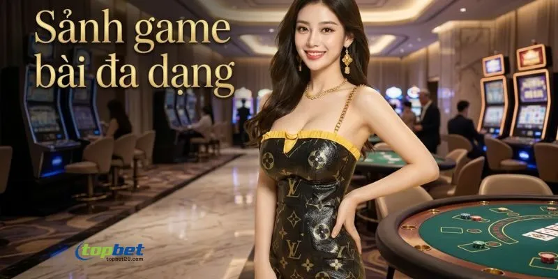 Sảnh trò chơi đa dạng tại TopBet Sảnh trò chơi đa dạng tại nhà cái TopBet