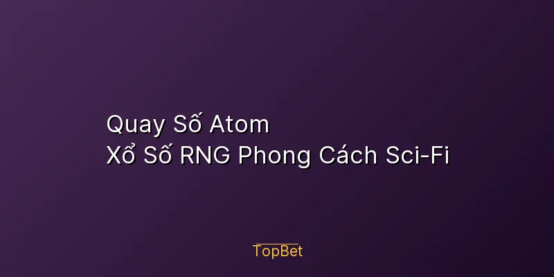 Quay Số Atom Topbet – Xổ Số RNG Phong Cách Sci-Fi